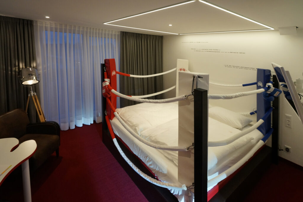 Hotelzimmer "Boxen" Sporthotel Glockenspitze